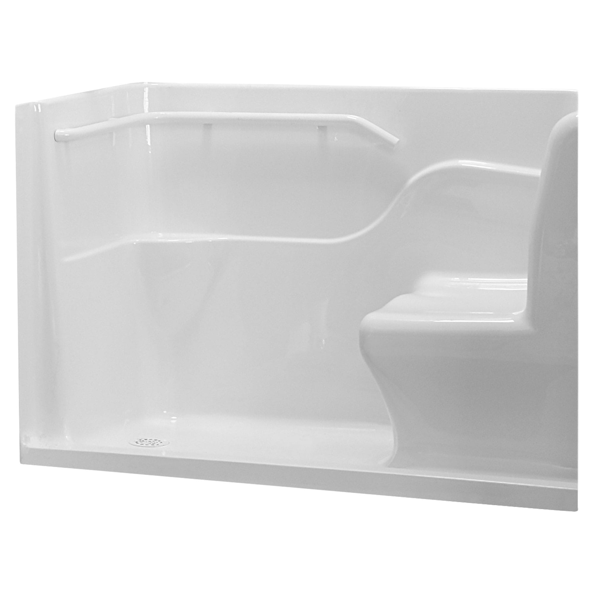 Acrylic 30 x 60-Inch Walk-In Shower – Left-Hand Drain